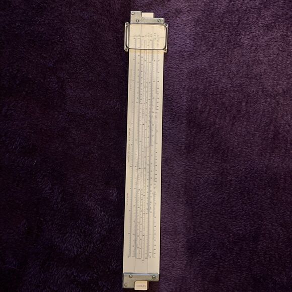 Vintage 1947 Keuffel & Esser Slide Rule Model # 4092-3 Made In USA with Case - Picture 2 of 8